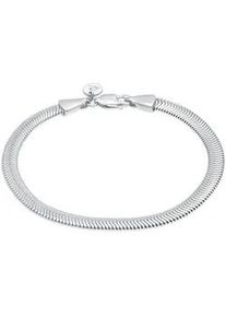 Armband Elli Premium "Flach Elegant Schlangenkette 925 Silber" Gr. 18, silber, Armb&auml;nder, Damen, 18cm, ohne Stein, Silber 925 (Sterlingsilber), Armband