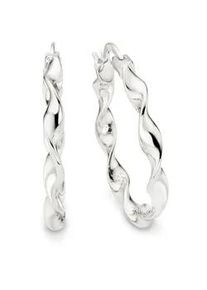 Paar Creolen Bruno Banani "Schmuck Geschenk Silber 925 Ohrschmuck Ohrringe", silber (silberfarben), Ohrringe, Damen, 26,8mm, Silber 925 (Sterlingsilber)