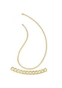 Goldkette Firetti "Schmuck Geschenk Gold 333 Halskette Panzerkette" Gr. 60, gold (gelbgoldfarben), Halsketten, Damen, 60, Gelbgold 333, B: 3,6mm, Panzerkette, Made in Germany, B:3,6mm