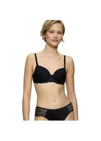 B&uuml;gel-BH Triumph "Modern Finesse WP", Damen, Gr. 80, Cup C, schwarz, Microtouch, Obermaterial: 69% Polyester, 16% Polyamid, 15% Elasthan, unifarben, BHs B&uuml;gel-BH, mit Spitzendetails, leicht gepolsterte Cups, verstellbare Tr&auml;ger