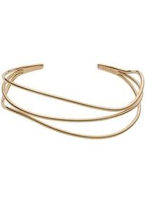 Armspange Skagen "Schmuck Geschenk Edelstahl Armschmuck KARIANA", gold (gelbgoldfarben), Armb&auml;nder, Damen, Edelstahl, Armspange