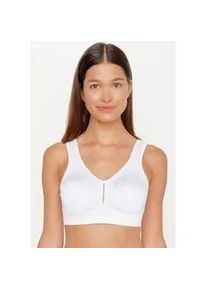 B&uuml;gelloser BH SuSa "Cremona", Damen, Gr. 90, Cup E, wei&szlig;, Obermaterial: 65% Polyamid, 28% Elasthan, 7% Polyester, gestreift, bequem, BHs, St&uuml;tzfunktion, vorgeformte Cups, Streifenoptik vorn