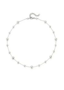 Perlenkette Firetti "Schmuck Geschenk Halsschmuck Halskette Perle", bunt (silberfarben, wei&szlig;), Halsketten, Damen, Perlen Silber 925 (Sterlingsilber), L: 49, Perlen, Silber 925 (Sterlingsilber), Perlenkette, Made in Germany - mit S&uuml;&szlig;wasserzuchtperle