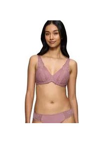 B&uuml;gel-BH Triumph "Wild Peony Florale WP", Damen, Gr. 85, Cup F, rosa (rosebloom), Microtouch, Obermaterial: 35% Polyester, 33% Polyamid, 19% Elasthan, 12% Modal, 1% Viskose, unifarben, BHs B&uuml;gel-BH, mit Spitzendetails