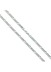 Collierkettchen Vivance "925-/ Sterling Silber Figarokette", wei&szlig;, Halsketten, Damen, 55cm, Silber 925 (Sterlingsilber), L: 55 B: 4,4mm, gl&auml;nzend, Halskette Ketten ohne Anh&auml;nger, B:4,4mm