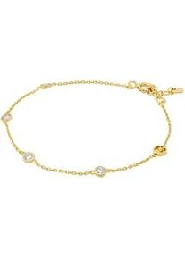 Armband Michael Kors "Schmuck Geschenk Silber 925 Armschmuck PREMIUM", gold (gelbgoldfarben, kristallwei&szlig;, kristallwei&szlig;), Armb&auml;nder, Damen, 17,8cm, Silber 925 (Sterlingsilber), glitzernd, Armband, mit Zirkonia (synth.)