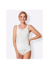 w&auml;schepur Achselhemd W&Auml;SCHEPUR, Damen, Gr. 44, 3 Stk., Normalgr&ouml;&szlig;en, wei&szlig;, 100% Baumwolle, Unterhemden