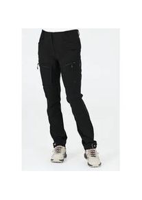 Softshellhose WHISTLER "Kodiak", Damen, Gr. 44, EURO-Gr&ouml;&szlig;en, schwarz, 94% Nylon, 6% Elasthan, mehrfarbig, lang, Hosen Softshellhose, mit praktischen Taschen