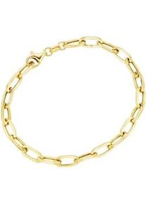 Armband Smart Jewel "Glieder oval, Silber 925", gold, Armb&auml;nder, Damen, 19cm, Silber 925 (Sterlingsilber), Armband