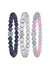 Armband Lady, bunt (bunt, bunt), Armb&auml;nder, Damen, Glas, Armband