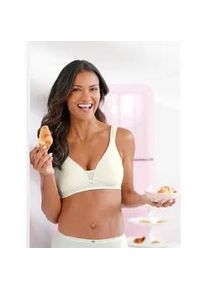 T-Shirt-BH Viania, Damen, Gr. 85, Cup D, beige (ecru), 61% Polyamid, 27% Polyester, 12% Elasthan, BHs T-Shirt-BH