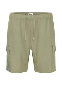 !Solid Shorts SOLID "Shorts SDFerris", Herren, Gr. XXL, N-Gr, gr&uuml;n (vetiver), Obermaterial: 58% Leinen LI. 42% Viskose CV., Hosen Shorts