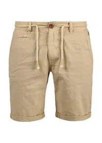 Shorts Blend "Shorts BHLias", Herren, Gr. XXL, N-Gr, beige (chalk stone), Obermaterial: 55% Leinen LI. 45% Baumwolle CO., Hosen Shorts