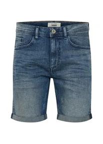 Jeansshorts Blend "Jeansshorts BHLuke", Herren, Gr. S, N-Gr, blau (denim middleblau), Obermaterial: 98% Baumwolle CO. 2% Elasthan EL., unifarben, Jeans Jeansshorts