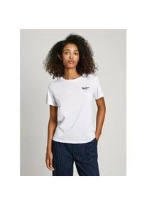 T-Shirt Pepe Jeans "GABRIELA", Damen, Gr. S, wei&szlig;, Jersey, Obermaterial: 100% Baumwolle, regular fit, Shirts T-Shirt