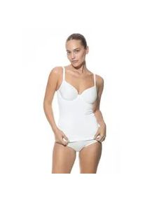 BH-Hemd Mey "Joan", Damen, Gr. 85, Cup D, wei&szlig;, Single Jersey, Obermaterial: 50% Viskose, 46% Polyamid, 4% Elasthan, unifarben, BHs BH-Hemd, atmungsaktiv und super leicht, mit B&uuml;geln, Full-Cup