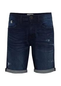 Jeansshorts 11 Project "Jeansshorts PRNarvik", Herren, Gr. XXL, N-Gr, blau (denim dunkelblau), Obermaterial: 98% Baumwolle CO. 2% Elasthan EL., Jeans Jeansshorts