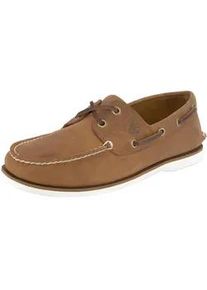 Bootsschuh Timberland "CLASSIC BOAT BOAT SHOE", Herren, Gr. 44,5, braun, Leder, Schuhe Bootsschuh, Classic Bootsschuh aus Timberland Premium Leder, Topseller