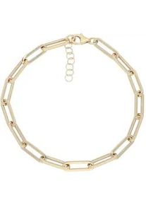 Charm-Armband Firetti "Schmuck Geschenk Gold 585, Goldarmband Kettenglieder", gold (gelbgoldfarben), Armb&auml;nder, Damen, 22cm, Gelbgold 585, Gliederarmband