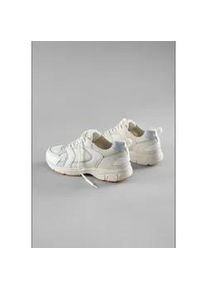 Sneaker ANISTON SHOES, Damen, Gr. 39, blau (beige, hellblau), Lederimitat, Textil, Schuhe Modernsneaker Sneaker low Ugly Shoes, Freizeitschuh, Halbschuh, Schn&uuml;rschuh - NEUE KOLLEKTION