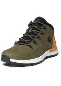 Schn&uuml;rboots Timberland "SPRINT TREKKERMID LACE UP SNEAKER", Herren, Gr. 43, gr&uuml;n (dunkelgr&uuml;n), Leder, Schuhe Schn&uuml;rboots, Winterschuhe, Sneakerboots, Winterboots