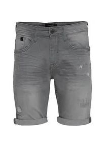 Jeansshorts 11 Project "Jeansshorts PRNarvik", Herren, Gr. XL, N-Gr, grau (denim grau), Obermaterial: 98% Baumwolle CO. 2% Elasthan EL., Jeans Jeansshorts