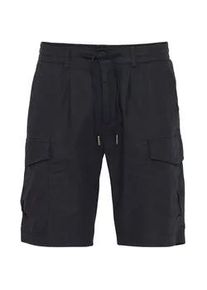 Shorts FQ1924 "Shorts FQHenry", Herren, Gr. S, N-Gr, blau (salute), Obermaterial: 55% Baumwolle CO. 45% Leinen LI., Hosen Shorts