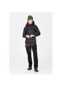 Softshellhose WHISTLER "Kodiak", Damen, Gr. 44, EURO-Gr&ouml;&szlig;en, schwarz (schwarz, gr&uuml;n), 94% Nylon, 6% Elasthan, mehrfarbig, lang, Hosen Softshellhose, mit praktischen Taschen