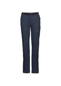 Funktionshose Killtec "KOS 239 WMN PNTS", Damen, Gr. 46, Normalgr&ouml;&szlig;en, blau (dunkelblau), Obermaterial: 100% Polyester;Futter: 65% Polyester, 35% Baumwolle, Hosen Funktionshose, Stretch-Hose, wasserabweisend, schnelltrocknend, mit G&uuml;rtel