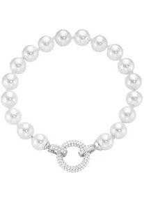 Armband Lady, wei&szlig; (wei&szlig;, wei&szlig;), Armb&auml;nder, Damen, Perlen, Armband