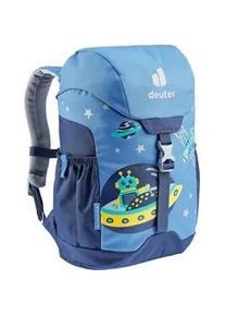 Kinderrucksack Deuter "SCHMUSEB&Auml;R 8 L", blau (wave, nightblau), Rucks&auml;cke, Kinder, B/H/T: 21cm x 33cm x 15cm, Polyester, f&uuml;r Kinder und Jugendliche, f&uuml;r Wandern und Abenteuer, B:21cm H:33cm T:15cm