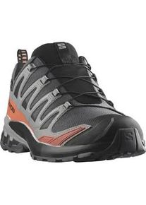 Trailrunningschuh Salomon "XA PRO 3D V9 GORE-TEX", Herren, Gr. 46, schwarz (turbulence, schwarz, burnt ochre), Synthetik, Textil, Schuhe, wasserdicht