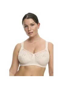B&uuml;gelloser BH SuSa "Classic", Damen, Gr. 100, Cup F, beige (sand), Obermaterial: 54% Polyamid, 27% Baumwolle, 19% Elasthan, unifarben, bequem, BHs, Spitze, gen&auml;hte Cups, Jacquard-Muster, elastisch, Komforttr&auml;ger