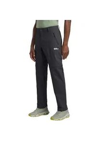 Zip-off-Hose Jack Wolfskin "PICO TRAIL ZIP OFF PANTS M", Herren, Gr. 48, N-Gr, grau (phantom), Obermaterial: 100% Polyester, Hosen, Atmungsaktiv, schnell trocknend, wasserabweisend, zwei Tragevarianten