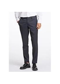 Anzughose Junk De Luxe "Anzughose Slim Fit", Herren, Gr. 44, blau (navy), Obermaterial: 54% Polyester, 44% Wolle, 2% Elasthan, unifarben, slim fit, Hosen Anzughose