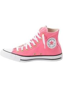 Sneaker Converse "CHUCK TAYLOR ALL STAR PEACHED CANVAS", Damen, Gr. 37, watermelon pink, wei&szlig;, gold, Textil, Schuhe Sneaker