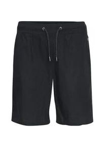Shorts Blend "Leinenshorts BHShorts", Herren, Gr. M, N-Gr, schwarz, Obermaterial: 55% Leinen LI. 45% Baumwolle CO., Hosen Shorts