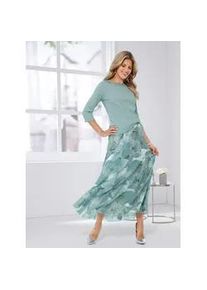 3/4-Arm-Shirt Classic Basics "3/4-Arm-Shirt", Damen, Gr. 52, gr&uuml;n (kalkmint), 100% Baumwolle, Spitze:100% Polyester, unifarben, U-Boot-Ausschnitt, Shirts 3/4-Arm-Shirt