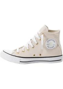 Sneaker Converse "CHUCK TAYLOR ALL STAR PEACHED CANVAS", Herren, Gr. 43, wei&szlig; (light dune, wei&szlig;, gold), Textil, Schuhe Sneaker