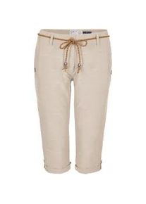 3/4-Hose "GS 93 WMN PNTS", Damen, Gr. 42, Normalgr&ouml;&szlig;en, beige (hellbeige), Obermaterial: 65% Baumwolle, 30% Polyester, 5% Elasthan;Futter: 100% Polyester, G.I.G.A. DX BY KILLTEC, Hosen, Caprihose Damen: Stretch, schnelltrocknend, Taschen, Autolock-Zipper