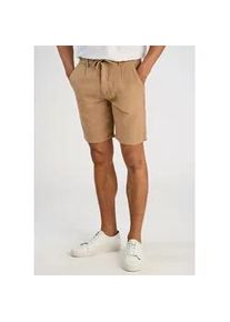 Shorts LINDBERGH "Leinenshorts Relaxed Fit", Herren, Gr. L, beige (sand), Obermaterial: 55% Baumwolle, 45% Leinen, relaxed fit, Hosen Shorts