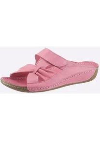 Pantolette Andrea Conti, Damen, Gr. 38, rosa (altrosa), Glattleder, Schuhe Pantolette