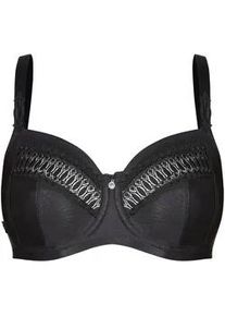 B&uuml;gelloser BH SuSa "BH ohne B&uuml;gel Santorin", Damen, Gr. 95, Cup B, schwarz, Obermaterial: 54% Polyamid PA. 36% Polyamid PA. 10% Elasthan EL., BHs