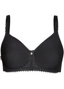 B&uuml;gelloser BH SuSa "BH ohne B&uuml;gel Santorin", Damen, Gr. 80, Cup C, schwarz, Stoff, Obermaterial: 42% Polyamid PA. 16% Elasthan EL., BHs