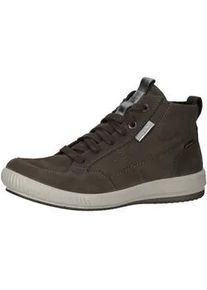 Sneaker Legero "Legero Sneaker Nubukleder", Damen, Gr. 42,5, grau, Nubukleder, Schuhe Sneaker