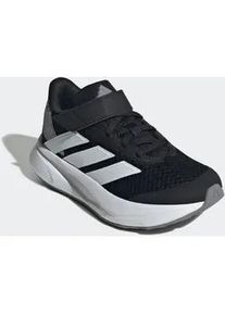 Sneaker Adidas SPORTSWEAR "DURAMO SL KIDS", Damen, Gr. 33, schwarz-wei&szlig; (core schwarz, ftwr wei&szlig;, grau), Synthetik, Textil, Schuhe Sneaker, mit Klettverschluss, f&uuml;r Kinder & Jugendliche