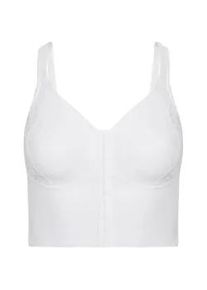 Entlastungs-BH SuSa "Vorderverschluss BH London", Damen, Gr. 100, Cup C, wei&szlig;, Stoff, Obermaterial: 75% Polyamid PA. 25% Elasthan EL., BHs Entlastungs-BH