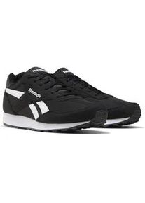 Sneaker Reebok CLASSIC "Reebok REWIND RUN", Damen, Gr. 44,5, schwarz-wei&szlig; (cschwarz, wei&szlig;, cschwarz), Synthetik, Textil, Schuhe Sneaker