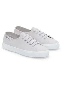 Sneaker Superga "3750 LEGGERA", Damen, Gr. 37, silber (grau silber), Textil, Schuhe Sneaker
