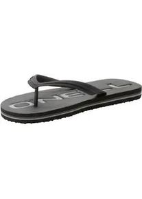 O`Neill Zehentrenner O'NEILL "PROFILE LOGO SANDALS MEN", Herren, Gr. 42, schwarz, Synthetik, Schuhe Zehentrenner